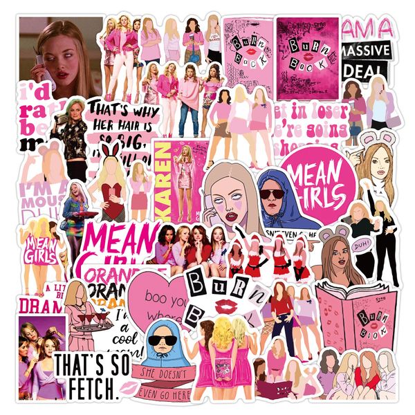 50pcs-pack mean girls stickers wholesale vinyl sticker waterproof lap car scrapbooking water bottle guitar box skateboard jdm luggage decal
50pcs-pack mean girls stickers wholesale vinyl sticker waterproof lap car scrapbooking water bottle guitar box skateboard jdm luggage decal