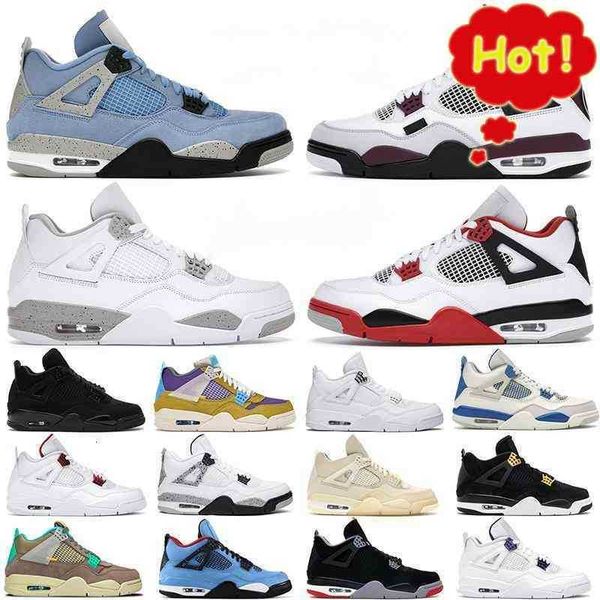 new og mens basketball shoes 4s 4 university blue black cat pure money bred bordeaux fire red white cement men sports sneakers
new og mens basketball shoes 4s 4 university blue black cat pure money bred bordeaux fire red white cement men sports sneakers