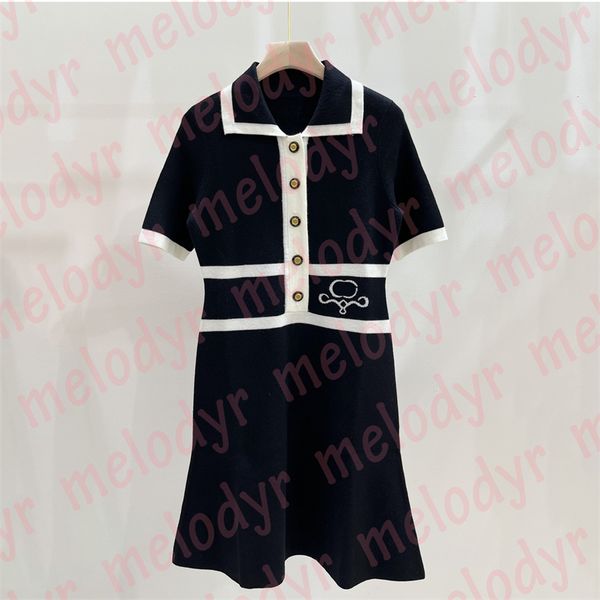 women a line dress summer short sleeve knitted dress letter print lapel neck casual dresses skirts, Black
women a line dress summer short sleeve knitted dress letter print lapel neck casual dresses skirts, Black