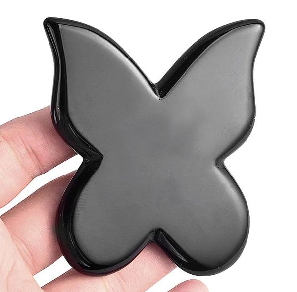 black obsidian butterfly shape gua sha tool face massage natural stone head neck care massager scraping board beauty product
black obsidian butterfly shape gua sha tool face massage natural stone head neck care massager scraping board beauty product