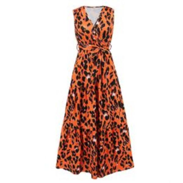 dress v-neck maxi dress leopard print sleeveless dress beach partydress shows thin lace up dress cocktail party fashion dress women's l, Black
dress v-neck maxi dress leopard print sleeveless dress beach partydress shows thin lace up dress cocktail party fashion dress women's l, Black