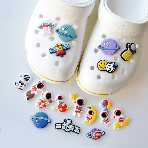 anime charms wholesale childhood memories astronaut funny gift cartoon charms shoe accessories pvc decoration buckle soft rubber clog charms, Blue 
anime charms wholesale childhood memories astronaut funny gift cartoon charms shoe accessories pvc decoration buckle soft rubber clog charms, Blue
