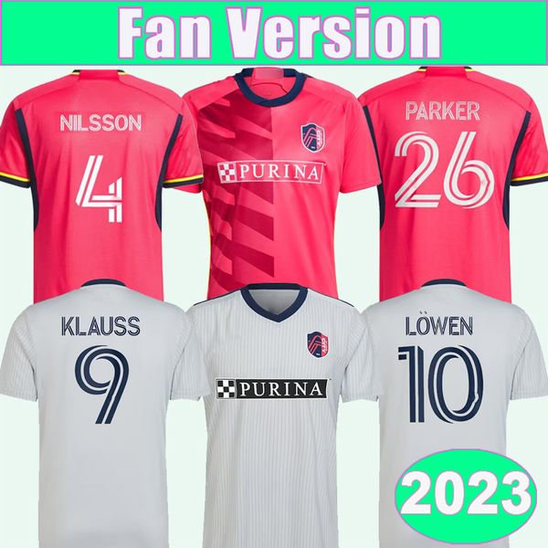 2023 st. ouis city mens soccer jerseys klauss blom lowen parker home red away football shirts uniforms, Black;yellow
2023 st. ouis city mens soccer jerseys klauss blom lowen parker home red away football shirts uniforms, Black;yellow