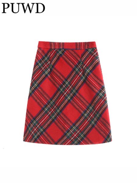 skirts puwd slim girls woolen fabric high waist plaid 2023 spring fashion ladies side zipper skirt vintage women chic bottom 230323, Black
skirts puwd slim girls woolen fabric high waist plaid 2023 spring fashion ladies side zipper skirt vintage women chic bottom 230323, Black
