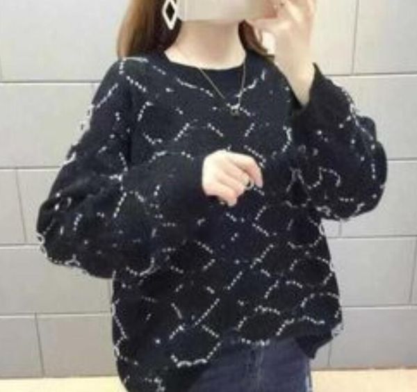 women's sweaters for luxury o-neck knit pullover long sleeve loose mid-length jumpers dress top, White;black
women's sweaters for luxury o-neck knit pullover long sleeve loose mid-length jumpers dress top, White;black