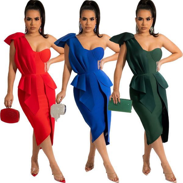 mix 4 colors one shoulder evening gown dew backpack hip lowcut dress midlength sxxl, Black;green
mix 4 colors one shoulder evening gown dew backpack hip lowcut dress midlength sxxl, Black;green