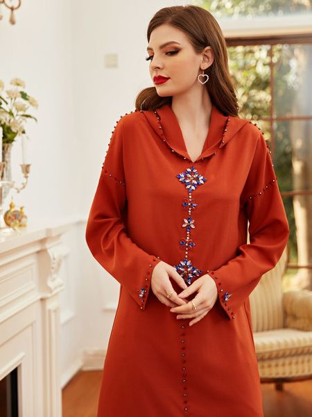 ethnic clothing kaftans modest dubai abaya turkey islam muslim long hijab dress abayas for women djellaba robe longue femme musulmane vestid, Red
ethnic clothing kaftans modest dubai abaya turkey islam muslim long hijab dress abayas for women djellaba robe longue femme musulmane vestid, Red