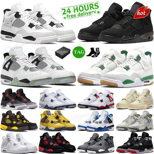 2023 og with box 4s basketball shoes women men 4 military black cat oreo fire red thunder sail university blue cool greys j seafoam
2023 og with box 4s basketball shoes women men 4 military black cat oreo fire red thunder sail university blue cool greys j seafoam