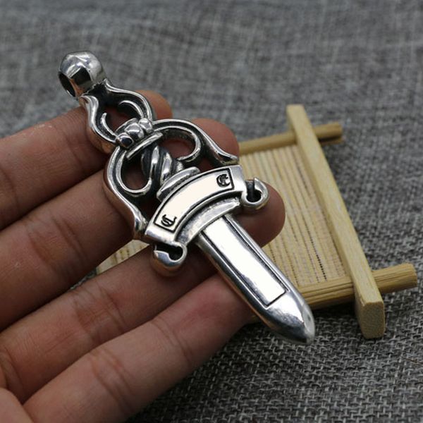 b134 s925 sterling silver pendant sacred sword letter personalized fashion couple pendant styling punk hip hop dance gift for lover
b134 s925 sterling silver pendant sacred sword letter personalized fashion couple pendant styling punk hip hop dance gift for lover