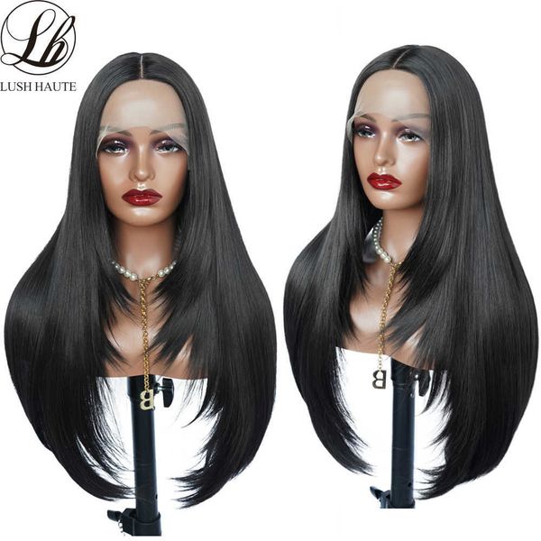 synthetic wigs layered cut 13x4 lace wig straight synthetic t part pre plucked with baby hair for women natural black high temperature 23022
synthetic wigs layered cut 13x4 lace wig straight synthetic t part pre plucked with baby hair for women natural black high temperature 23022