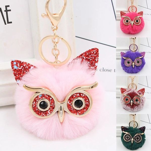 cute cartoon sequin owl keychain soft faux fur keyring pompom ball keychain bags car keys accessories fashion party gifts, Silver
cute cartoon sequin owl keychain soft faux fur keyring pompom ball keychain bags car keys accessories fashion party gifts, Silver