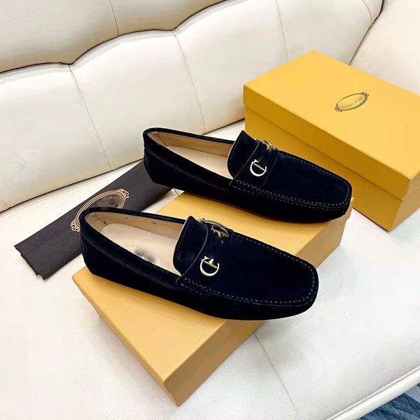 new leather flat luxury t0d men's casual shoes non-slip wedding business dress driving shoes size 38-45, Black
new leather flat luxury t0d men's casual shoes non-slip wedding business dress driving shoes size 38-45, Black