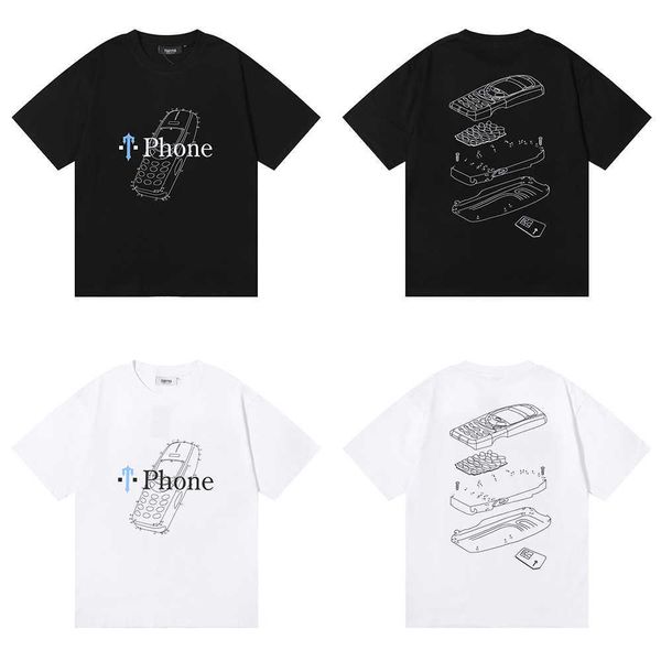 crowd small fashion brand trapstar london t phone big brother dotted line printed cotton short-sleeved t-shirt for men and women, White
crowd small fashion brand trapstar london t phone big brother dotted line printed cotton short-sleeved t-shirt for men and women, White