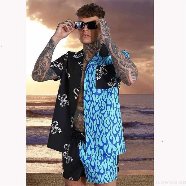 2023 hawaiian holiday style men's short sleeved shirt lapel floral contrast color splicing suit fashion, White;black
2023 hawaiian holiday style men's short sleeved shirt lapel floral contrast color splicing suit fashion, White;black