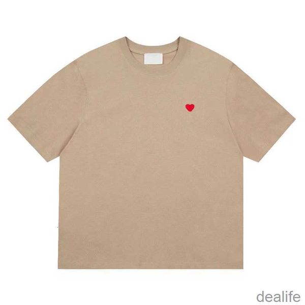 mens t shirt shirts for men designer short sleeve amis embroidered red heart solid color big love round neck tees vx8k, White;black
mens t shirt shirts for men designer short sleeve amis embroidered red heart solid color big love round neck tees vx8k, White;black