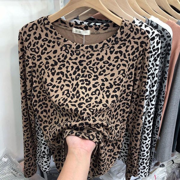 womens tshirt longsleeved tshirt womens fallwinter leopard print slim korean style westernstyle blouse fashion allmatch p6 1009 230323, White
womens tshirt longsleeved tshirt womens fallwinter leopard print slim korean style westernstyle blouse fashion allmatch p6 1009 230323, White