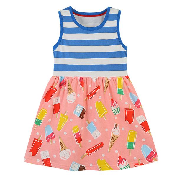 new summer 2023 european and american style girl's dress with stripes, patchwork, and contrast colors, fashionable princess printed kni, Red;yellow
new summer 2023 european and american style girl's dress with stripes, patchwork, and contrast colors, fashionable princess printed kni, Red;yellow