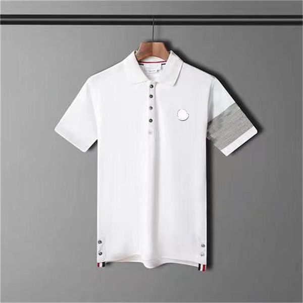 Man Polos Shirts cotton blend Summer T Shirt Tees Designer Polo Neck Striped Short Sleeves TeesTops -4XL, White
Man Polos Shirts cotton blend Summer T Shirt Tees Designer Polo Neck Striped Short Sleeves TeesTops -4XL, White