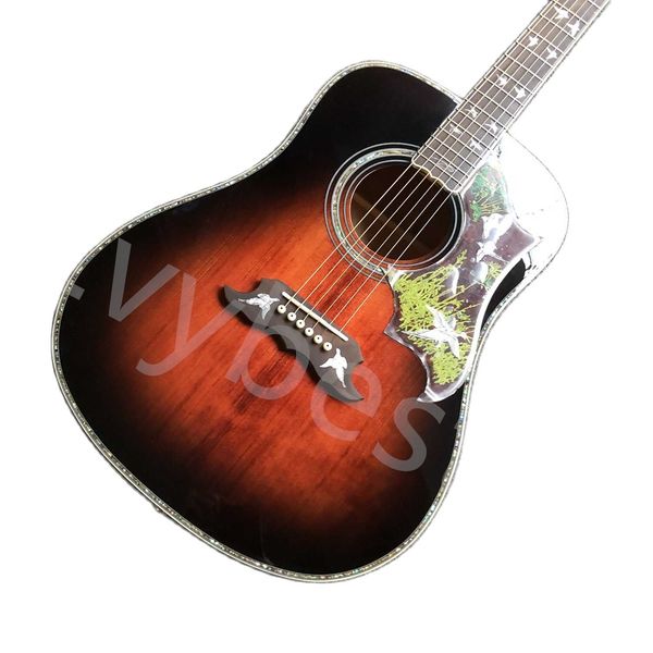 custom grand 6 strings handmade customized doves flight dreadnought acoustic solid guitar flamed maple back side wood
custom grand 6 strings handmade customized doves flight dreadnought acoustic solid guitar flamed maple back side wood