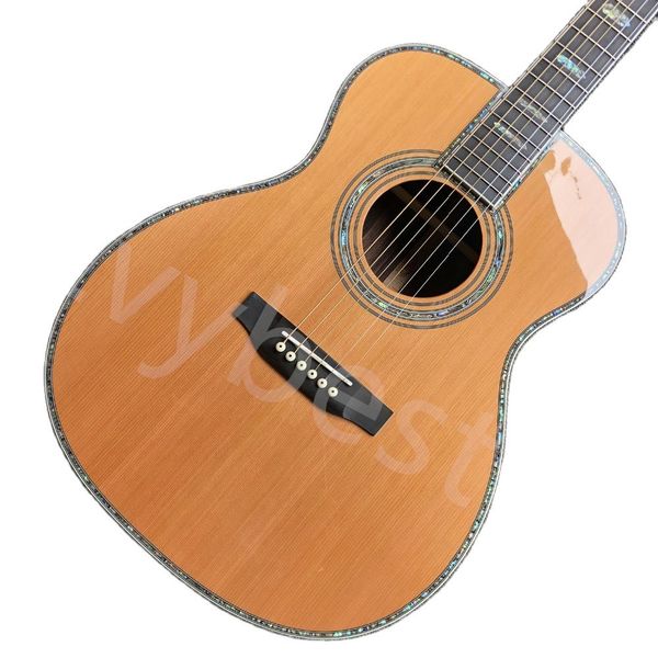 custom om 5a all solid cedar wood solid back side abalone binding acoustic electric guitar fsm301 pickup electronic
custom om 5a all solid cedar wood solid back side abalone binding acoustic electric guitar fsm301 pickup electronic