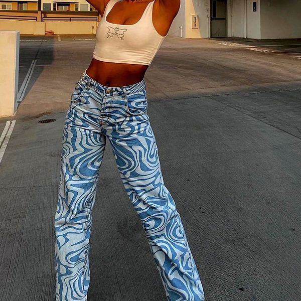 women's jeans 90s vintage zebra pattern high waist straight baggy trousers y2k boyfriend denim pants e girls streetwear 230324, Blue
women's jeans 90s vintage zebra pattern high waist straight baggy trousers y2k boyfriend denim pants e girls streetwear 230324, Blue