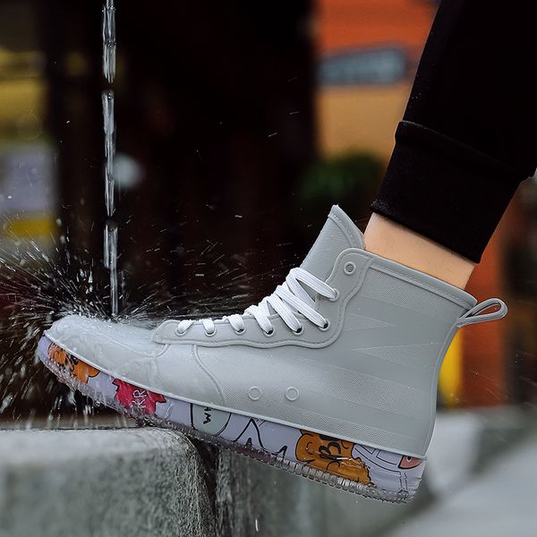 rain boots men rain boots fashion trendy nude boots anti-skid work chef shoes durable waterproof rubber fishing shoes male sneakers 230324, Black;red
rain boots men rain boots fashion trendy nude boots anti-skid work chef shoes durable waterproof rubber fishing shoes male sneakers 230324, Black;red
