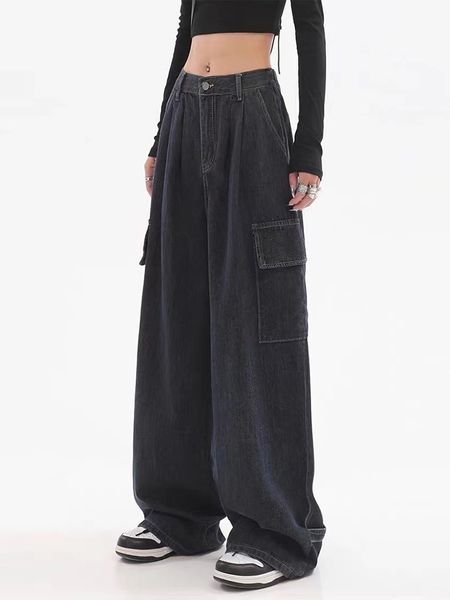 women's jeans baggy trousers male denim pants black wide leg men's oversize cargo korean streetwear hip hop harajuku 230324, Blue
women's jeans baggy trousers male denim pants black wide leg men's oversize cargo korean streetwear hip hop harajuku 230324, Blue
