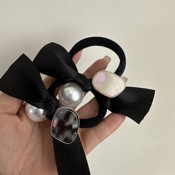 korean woman large elegant pearl elastics hair band black satin bow acetate accessories scrunchie ladies ponytail hold hair ties, Slivery;white
korean woman large elegant pearl elastics hair band black satin bow acetate accessories scrunchie ladies ponytail hold hair ties, Slivery;white