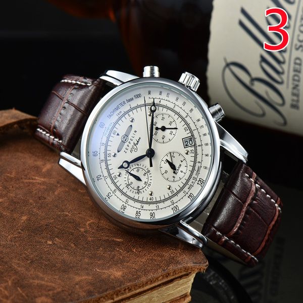 2023 mens automatic quartz watch six needles all dials work quartz watch leather strap luxury brand wristwatches fasshion zeppeli montre de, Slivery;golden
2023 mens automatic quartz watch six needles all dials work quartz watch leather strap luxury brand wristwatches fasshion zeppeli montre de, Slivery;golden