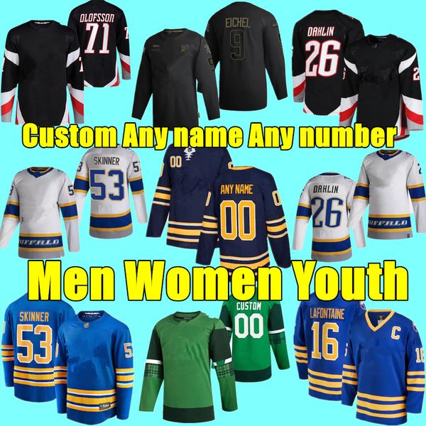 2022-23 jeff skinner sabres reverse retro jersey buffalo alex tuch victor olofsson kyle okposo rasmus dahlin owen power tage thompson riley, Black;red
2022-23 jeff skinner sabres reverse retro jersey buffalo alex tuch victor olofsson kyle okposo rasmus dahlin owen power tage thompson riley, Black;red