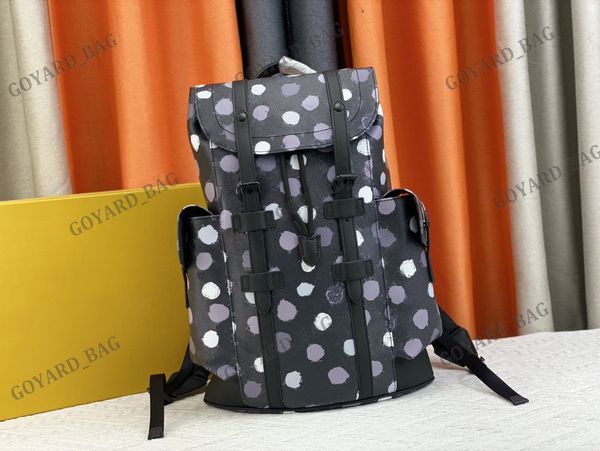 designer yk chriser mm backpack m46403 3d painted gray dots print back pack leather backbag schoolbag monograms drawstring flap cover bucket
designer yk chriser mm backpack m46403 3d painted gray dots print back pack leather backbag schoolbag monograms drawstring flap cover bucket