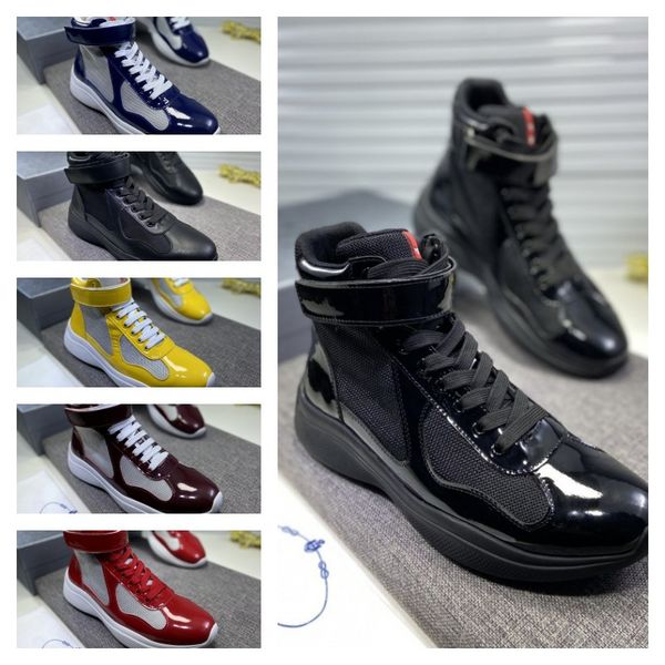 2023 triangle logo sneakers boots casual runner sports shoes americas cup running shoes men rubber sole fabric patent leather trainer size 3
2023 triangle logo sneakers boots casual runner sports shoes americas cup running shoes men rubber sole fabric patent leather trainer size 3
