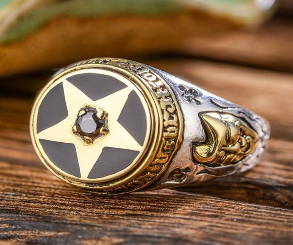 solitaire ring 925 sterling silver inverted pentagram ring downwardpointing pentacle devil satan satanic jewelry fashion men ring 3744431, Golden;silver
solitaire ring 925 sterling silver inverted pentagram ring downwardpointing pentacle devil satan satanic jewelry fashion men ring 3744431, Golden;silver