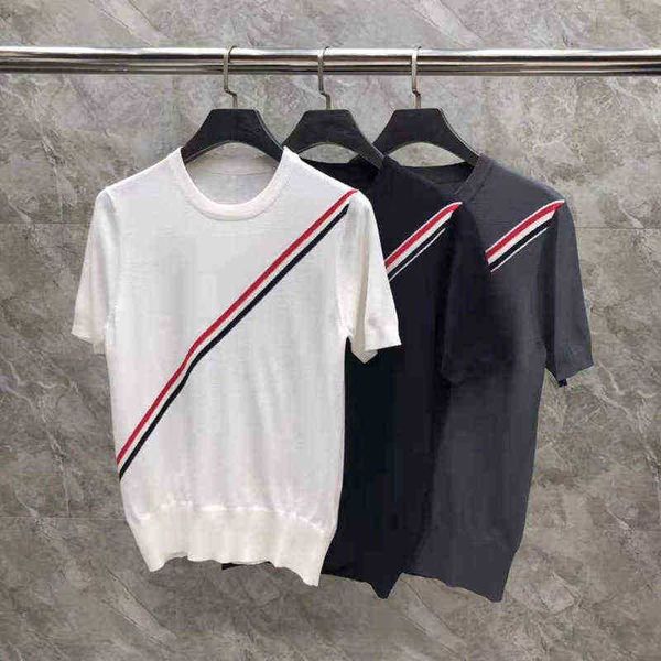 designer t-shirt tbbrown summer short sleeve men's and women's couple's chest three bar leisure sports good t style outd, White;black
designer t-shirt tbbrown summer short sleeve men's and women's couple's chest three bar leisure sports good t style outd, White;black