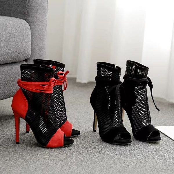sandals spring autumn mesh ankle boots sandal peep toe stiletto heels fashion zip lace up ladies club party dance shoes 230324, Black
sandals spring autumn mesh ankle boots sandal peep toe stiletto heels fashion zip lace up ladies club party dance shoes 230324, Black