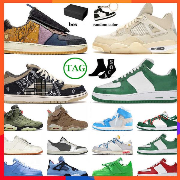 2023 with box travis scotts jumpman basketball shoes mens womens high airforce 1 af1 cactus jack 4 offs white af1 mca 5 6 reverse mocha low, Black
2023 with box travis scotts jumpman basketball shoes mens womens high airforce 1 af1 cactus jack 4 offs white af1 mca 5 6 reverse mocha low, Black