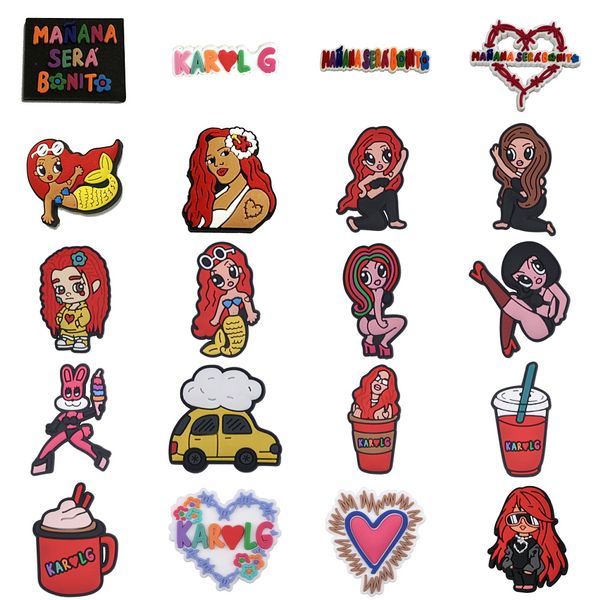 manana sera bonito karol g 2022 latest new design karol g in stock selling croc charms popular shoe charm decoration fit clog sandal shoe ac, White;pink
manana sera bonito karol g 2022 latest new design karol g in stock selling croc charms popular shoe charm decoration fit clog sandal shoe ac, White;pink