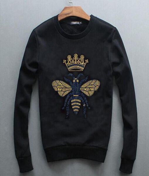 fashion designer brand clothing men039s pullovers luxury men hoodie fall winter rhinestones sweatshirts2640222, Black
fashion designer brand clothing men039s pullovers luxury men hoodie fall winter rhinestones sweatshirts2640222, Black