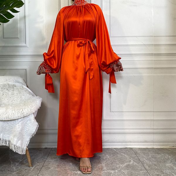 ethnic clothing satin abaya dubai turkey muslim dresses for women balloon sleeve pearls belted abayas hijab dress islamic kaftan robe 230324, Red
ethnic clothing satin abaya dubai turkey muslim dresses for women balloon sleeve pearls belted abayas hijab dress islamic kaftan robe 230324, Red