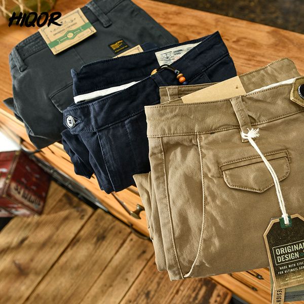 men's pants hiqor brand men's cargo pants beading design safari style male casual pant loose stright cotton blue men trouser 3 col, Black
men's pants hiqor brand men's cargo pants beading design safari style male casual pant loose stright cotton blue men trouser 3 col, Black