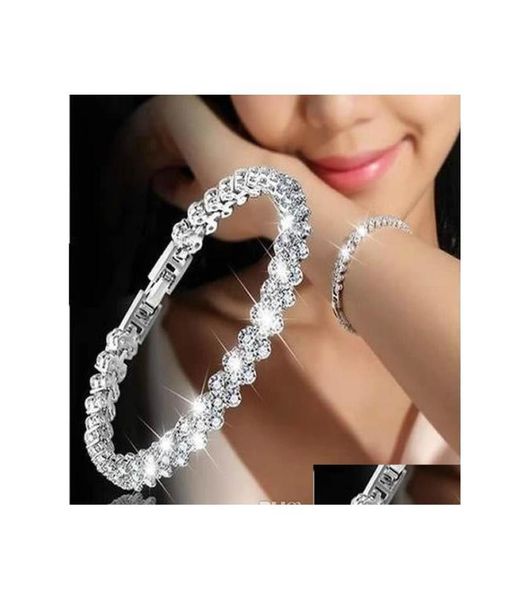 tennis luxury crystal bracelet for women bling white rhinestone gold sier rose chains bangle fashion wedding jewelry gift drop del4656555, Golden;silver
tennis luxury crystal bracelet for women bling white rhinestone gold sier rose chains bangle fashion wedding jewelry gift drop del4656555, Golden;silver