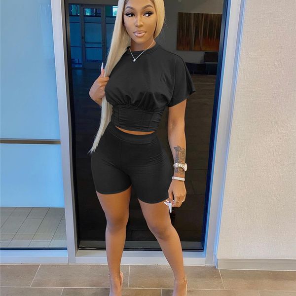 women's tracksuits hirigin solid color 2 piece set shorts and summer outfits lounge wear casual matching sets 230324, Gray
women's tracksuits hirigin solid color 2 piece set shorts and summer outfits lounge wear casual matching sets 230324, Gray