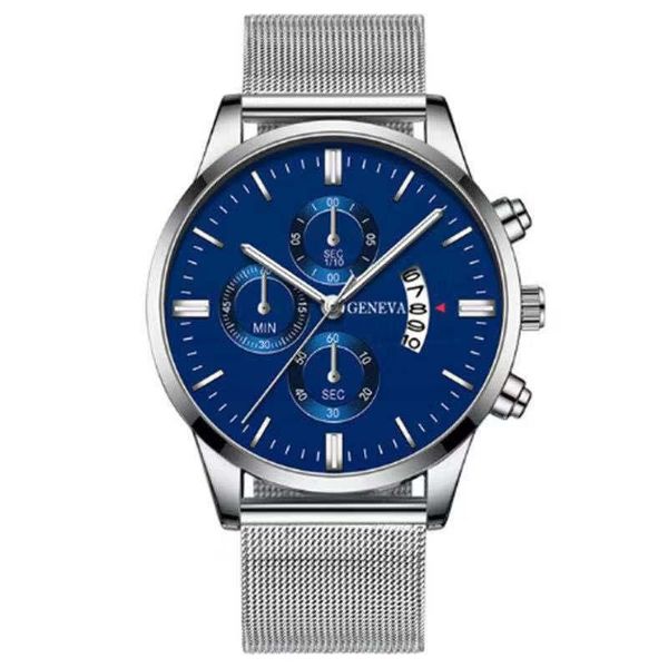 2023 men's quartz fashion sports watches large dial watch automatic calendar, Slivery;brown
2023 men's quartz fashion sports watches large dial watch automatic calendar, Slivery;brown