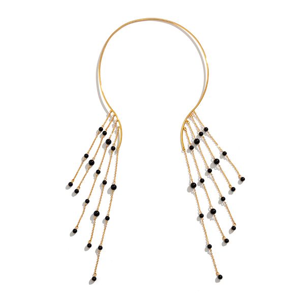 summer europe and the united states exaggerated long acrylic tassel fashion collar opening imitation pearl pendant necklace, Golden;silver
summer europe and the united states exaggerated long acrylic tassel fashion collar opening imitation pearl pendant necklace, Golden;silver