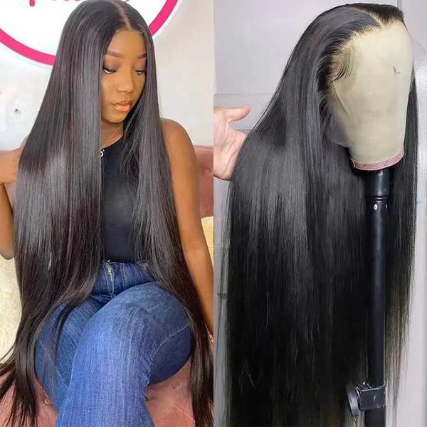 lace wig front lace head cover women's center length liu haichang straight hair 180% wig hair cover230323, Black
lace wig front lace head cover women's center length liu haichang straight hair 180% wig hair cover230323, Black