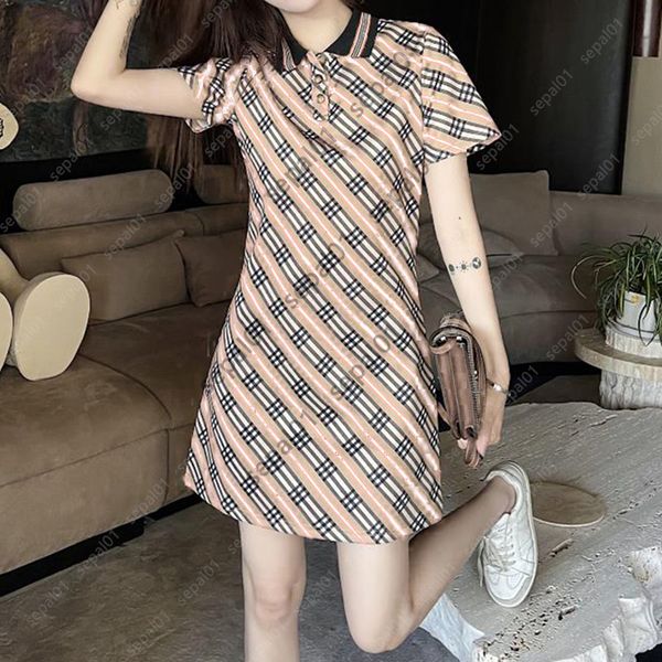 women dress fashion classic plaid pattern skirt 23ss dresses summer womens clothing, Black;gray
women dress fashion classic plaid pattern skirt 23ss dresses summer womens clothing, Black;gray
