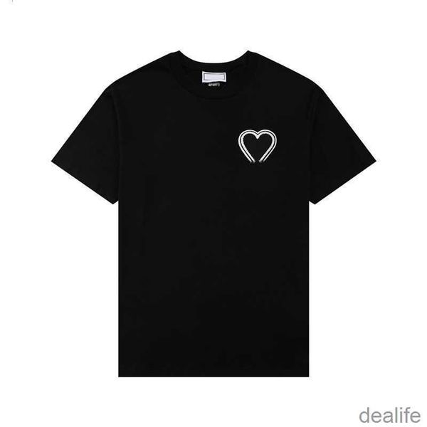 paris fashion mens designer t shirt amis short sleeve embroidered red heart solid color big love round neck t-shirts for men and women a1zj, White;black
paris fashion mens designer t shirt amis short sleeve embroidered red heart solid color big love round neck t-shirts for men and women a1zj, White;black
