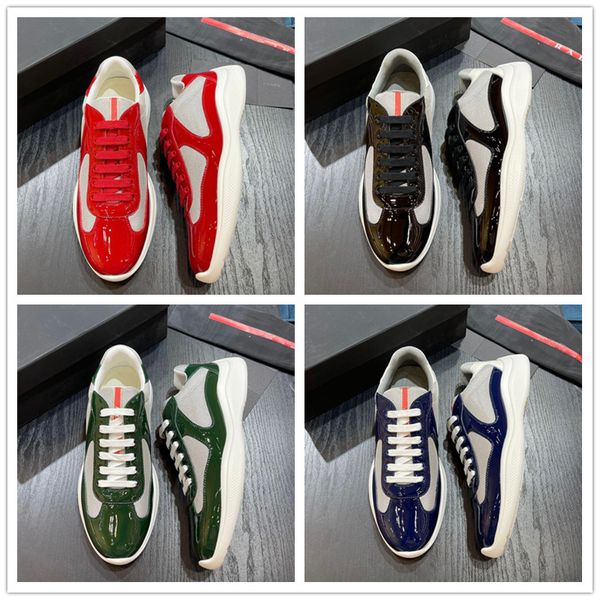 american cup casual shoes low sneaker mesh pvc patent leather fashion trainers americas sneakers walking rubber sole fabric outdoor 38-46, Black
american cup casual shoes low sneaker mesh pvc patent leather fashion trainers americas sneakers walking rubber sole fabric outdoor 38-46, Black