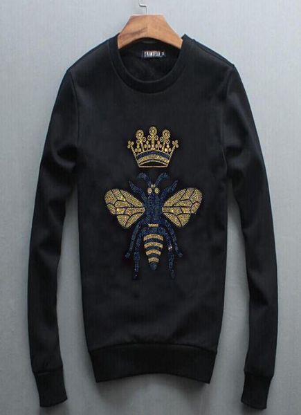 fashion designer brand clothing men039s pullovers luxury men hoodie fall winter rhinestones sweatshirts3400547, Black
fashion designer brand clothing men039s pullovers luxury men hoodie fall winter rhinestones sweatshirts3400547, Black