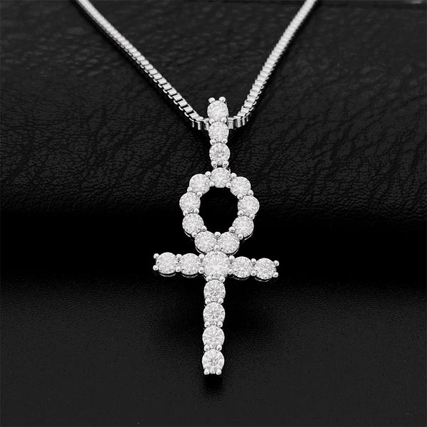 men women necklace pendants hip hop 925 silver set 3mm moissanite diamond cross pendant necklace jewelry can pass through single stone chain
men women necklace pendants hip hop 925 silver set 3mm moissanite diamond cross pendant necklace jewelry can pass through single stone chain